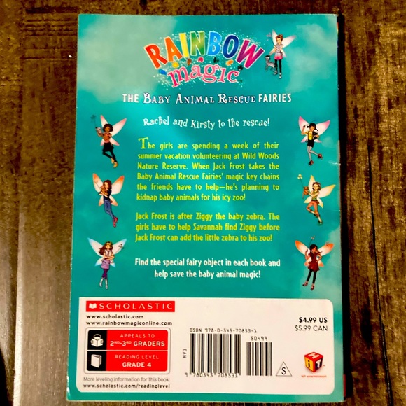 Rainbow Magic: Savannah the Zebra Fairy :by Daisy Meadows - Picture 2 of 4